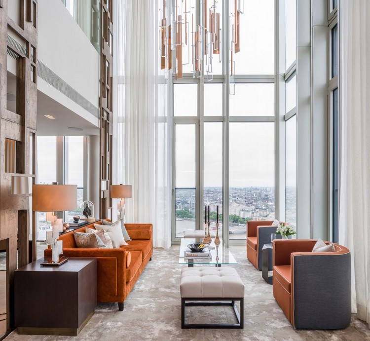 Luxury apartment decor by Goddard Littlefair is a majestic statement ... - Luxury Apartment Decor Firms