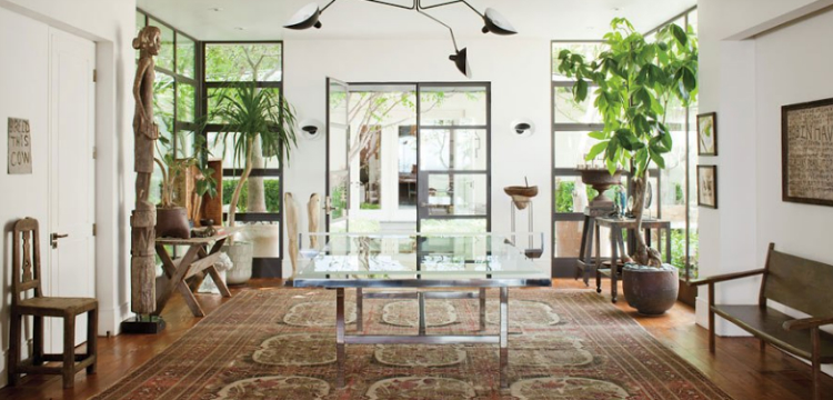 15 Contemporary Console Tables in Celebrities' Living Room Sets home inspiration ideas
