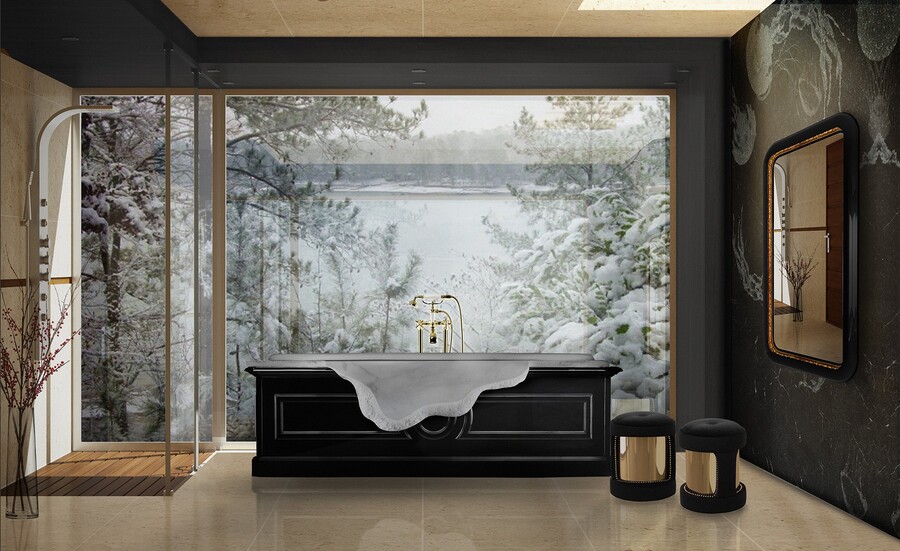 Luxury Bathroom Designs: Optimal Comfort and Shine, modern decor, interior decor, contemporary decor, contemporary design home inspiration ideas