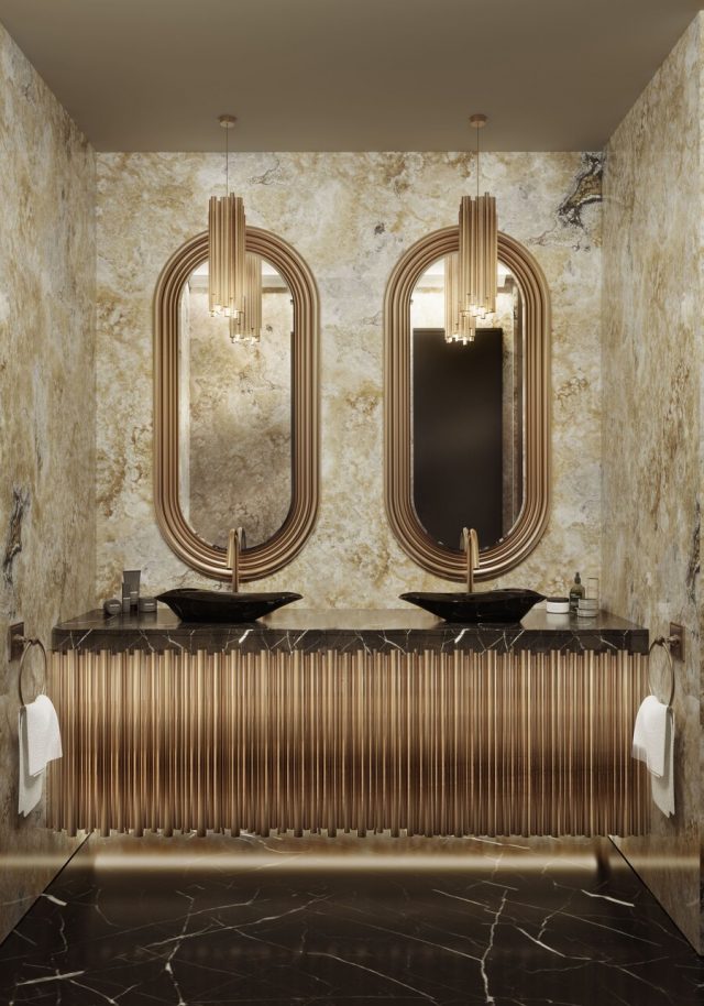 Stylish Gold Bathroom Ideas You'll Love
