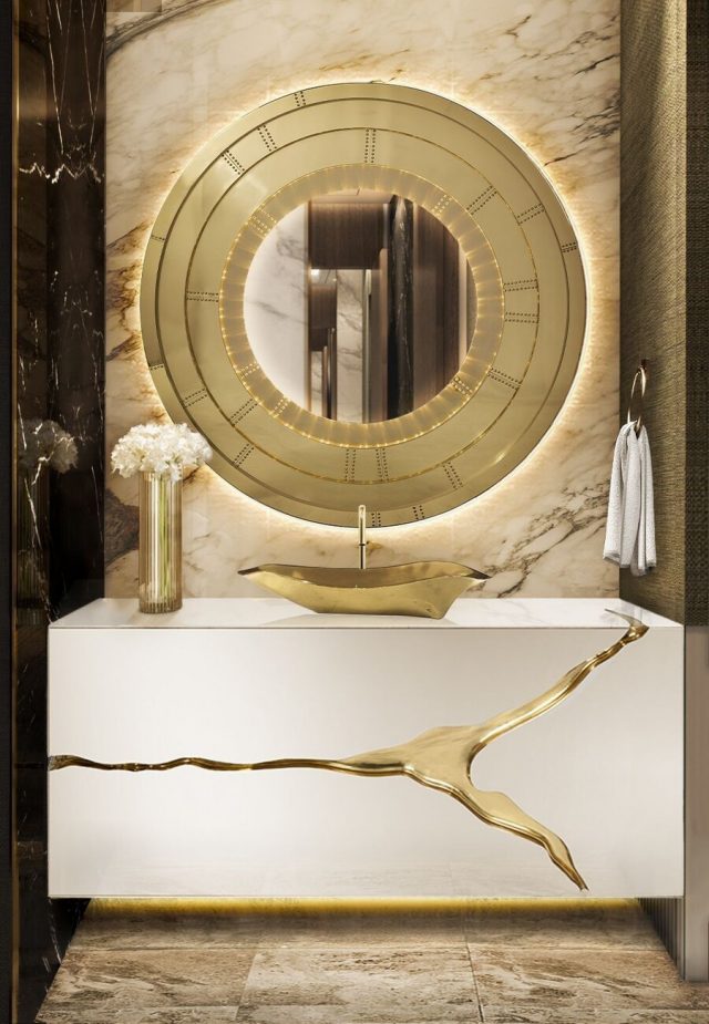 Stylish Gold Bathroom Ideas You'll Love