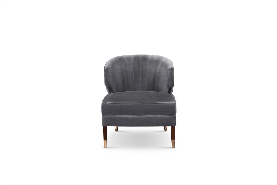 grey velvet armchair for bedroom decor home inspiration ideas