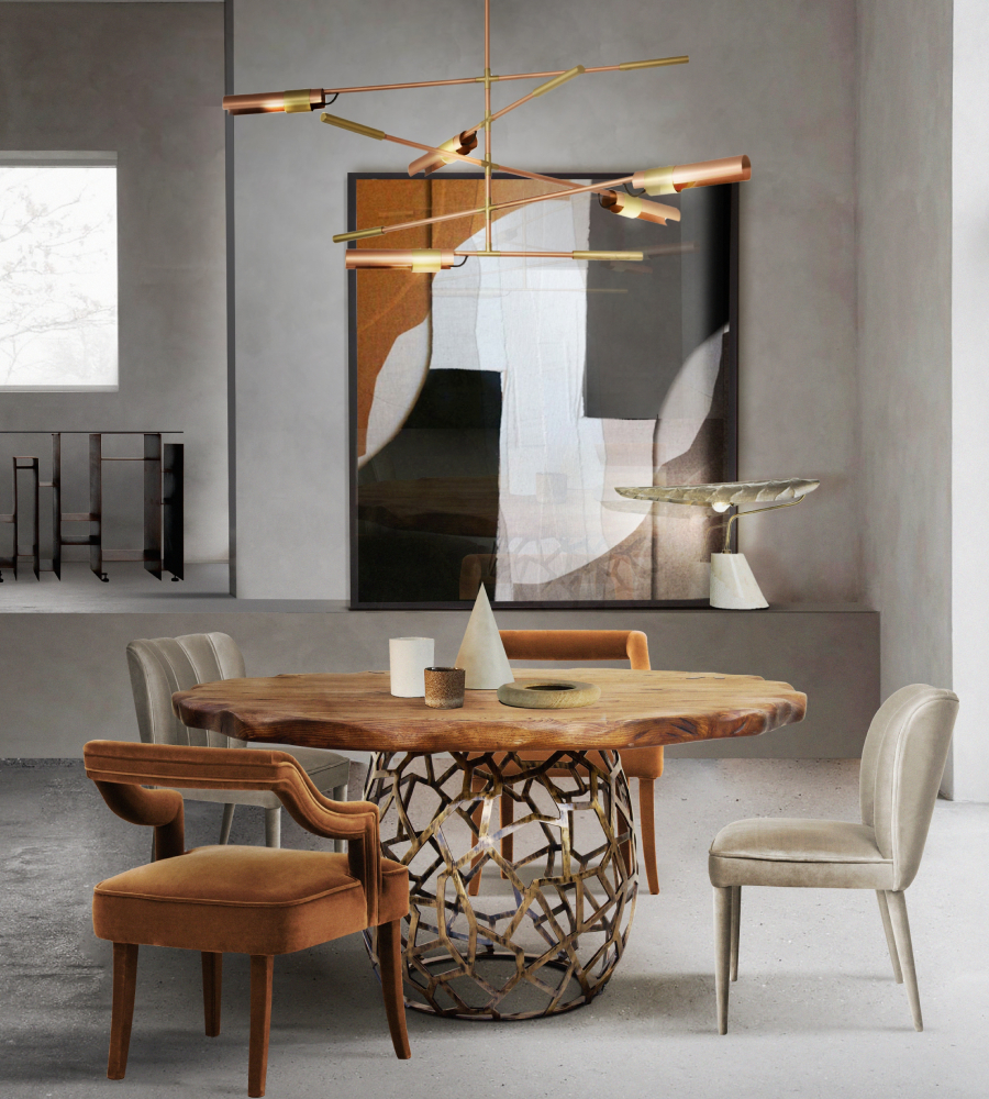 Modern Dining Room Ideas dine like the stars with Golden Inspirations With A Velvet Dining Chair home inspiration ideas