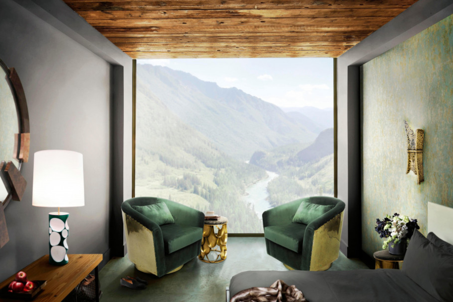 Bedroom Decor To Help You Achieve The Most Comfortable Design - With Earth Inspirated Armchairs home inspiration ideas