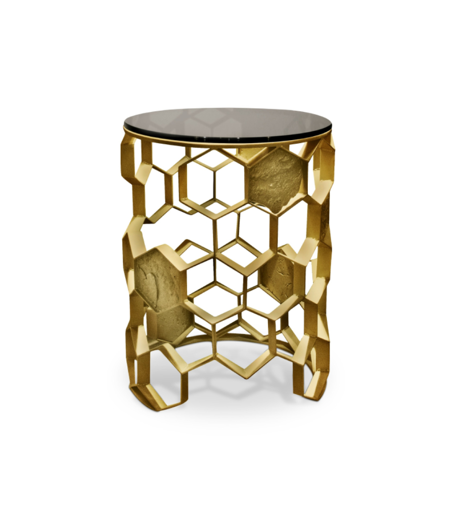 Master Bedroom Ideas With Colors That Will Leave Anyone Amazed - Gold Inspired Side Table home inspiration ideas