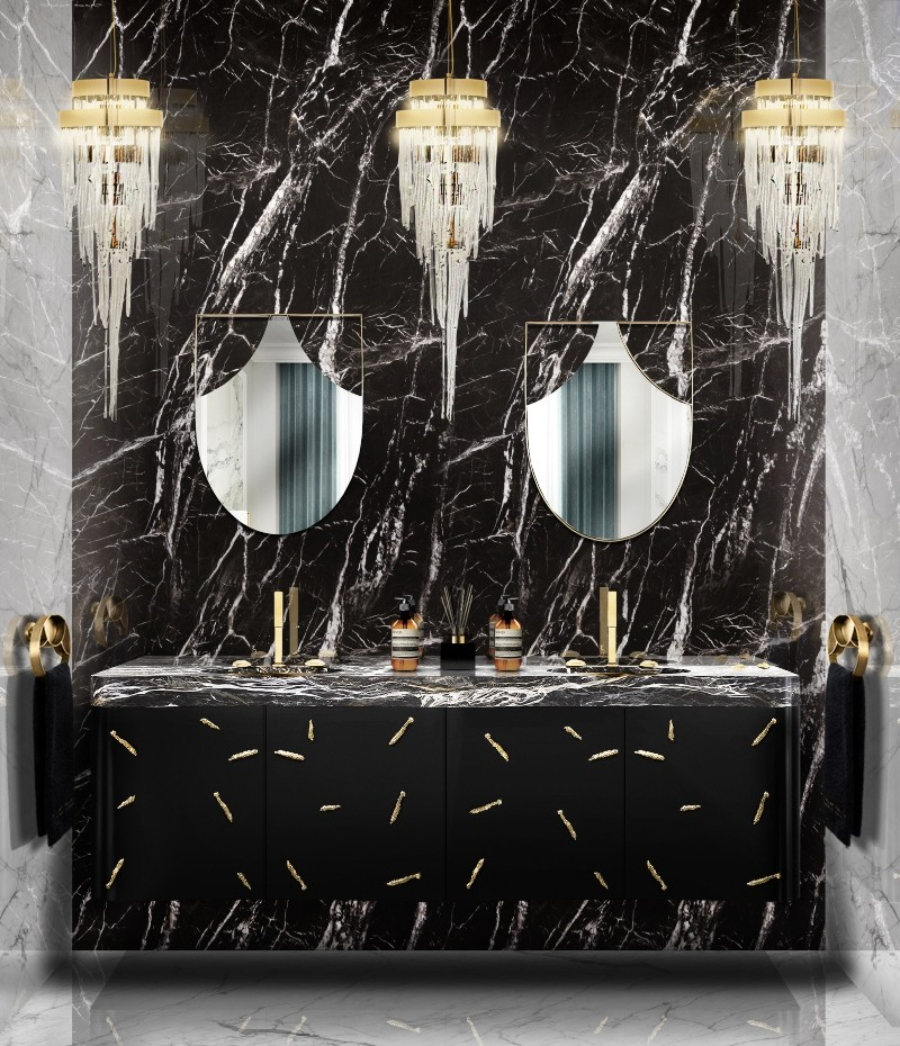 Dark Bathroom Designs To Build Your Own Private Oasis - Dark Modern Bathroom Design home inspiration ideas