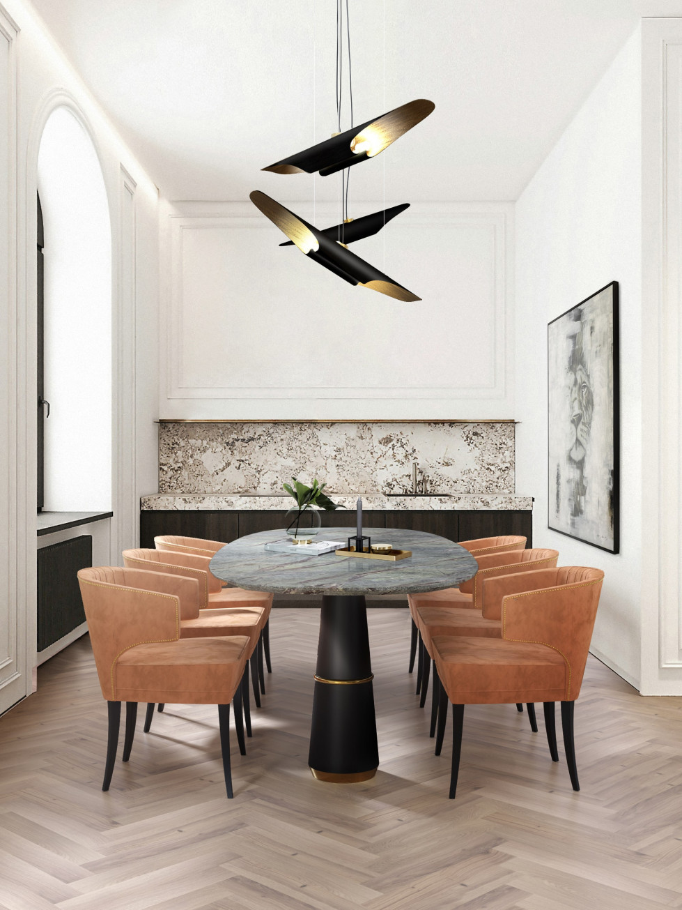 Modern dining room design with Ibis Dining chair home inspiration ideas