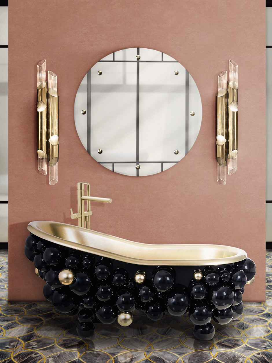 Modern bathroom design with Newton bathtub - Outstanding Bathroom Design Ideas To Inspire You home inspiration ideas