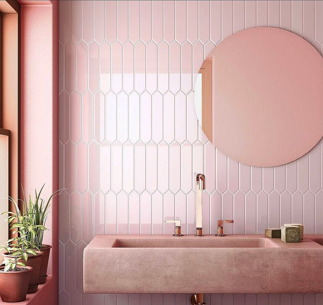 Project by Design Emporium - 10 Pink Bathroom Design Ideas That Will Leave You Astonished home inspiration ideas
