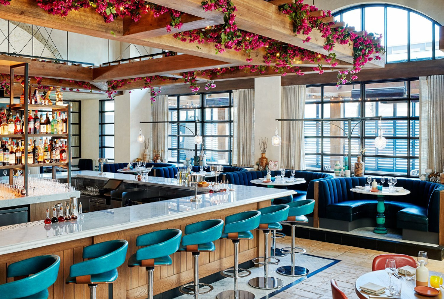 The Best Restaurant Interior Designs In California_Cal Mare_Bar Design home inspiration ideas