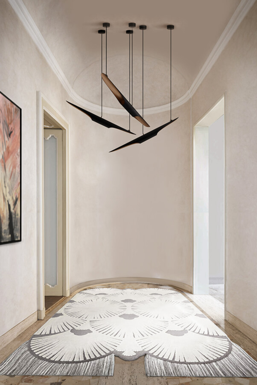 5 Modern Rug Designs For Luxury Hallways & Entryways_Elegant Entryway Design home inspiration ideas